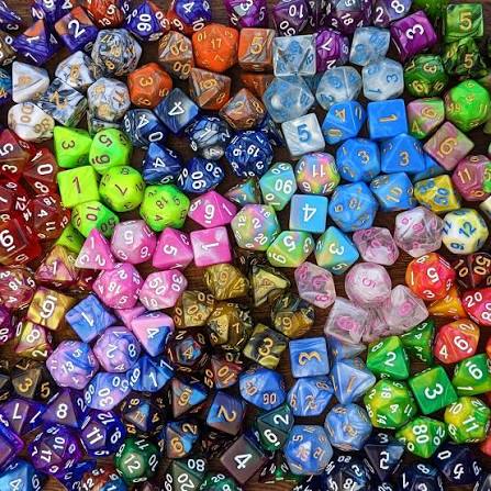 Dice - Random Bag Set of Dice (7)
