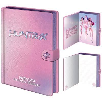 KPop Demon Hunters - Premium Notebook with Clasp - Huntr/x Logo (irridescent)
