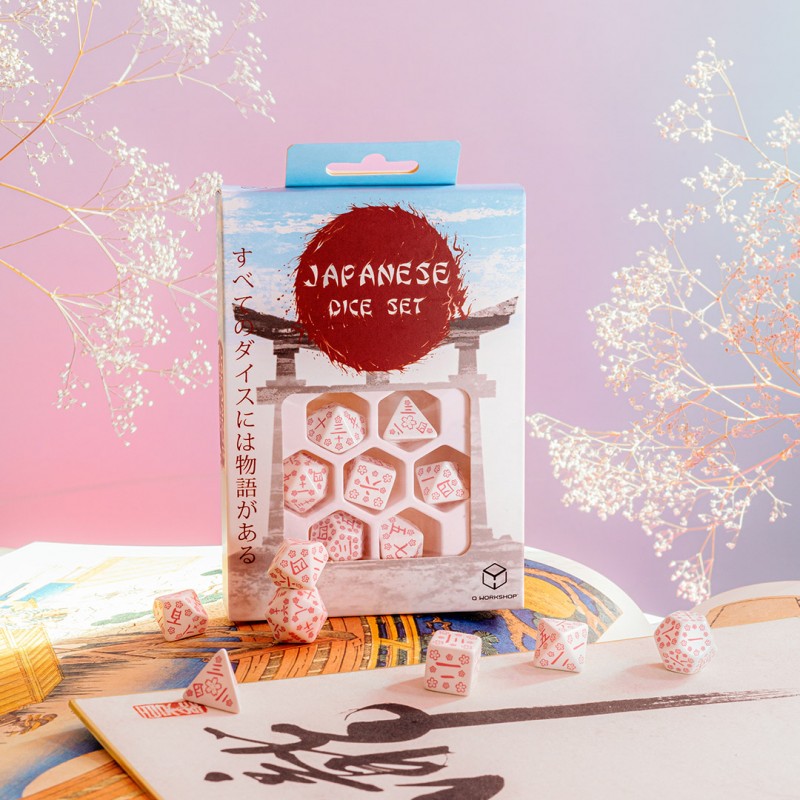 D&D - Japanese Dice Set: Cherry Blossoms Petals