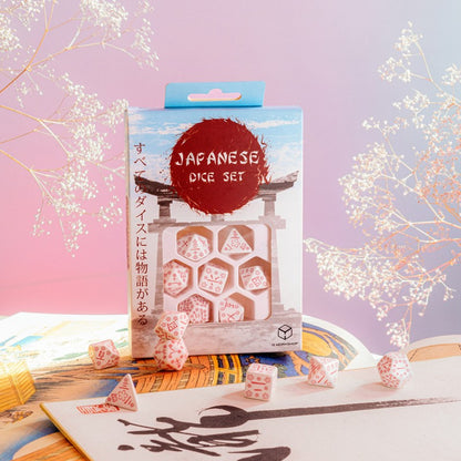 D&D - Japanese Dice Set: Cherry Blossoms Petals