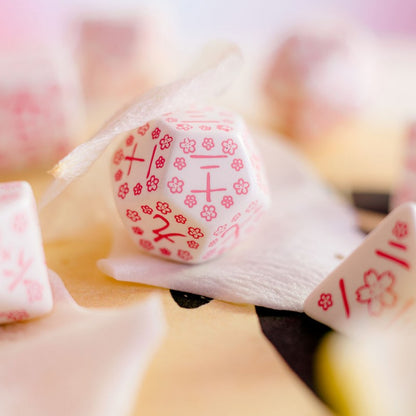 D&D - Japanese Dice Set: Cherry Blossoms Petals
