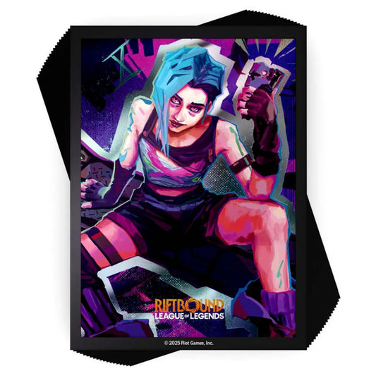 Riftbound: League of Legends TCG - Origins Jinx Art Sleeves (100 Sleeves)