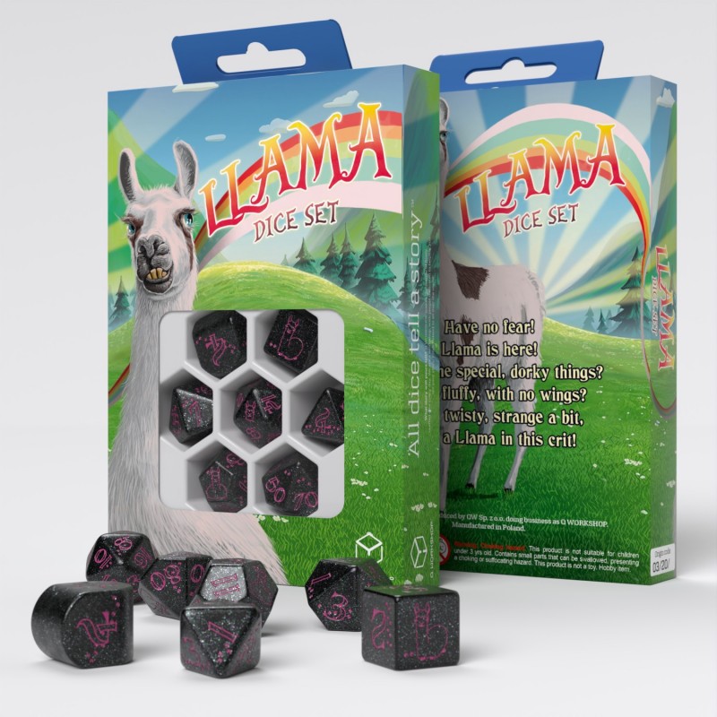 D&D - Llama Dice Set: Spitty