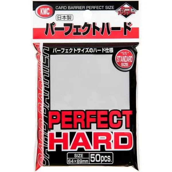 KMC Standard Sleeves - Perfect Hard (50 Sleeves)