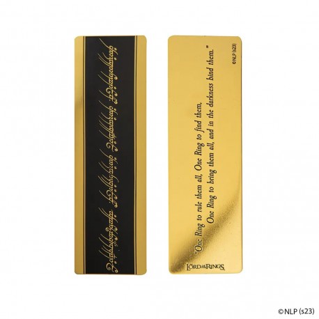 The Lord of the Rings - One Ring - Metal Bookmark