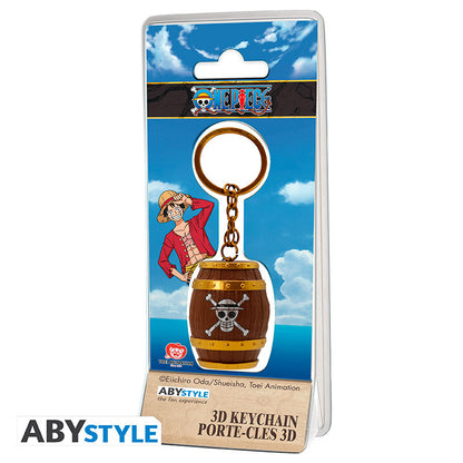 ONE PIECE - Keychain 3D "Barrel"