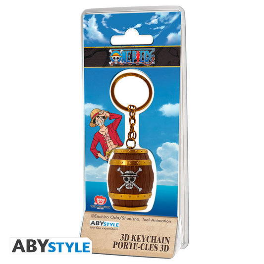 ONE PIECE - Keychain 3D "Barrel"