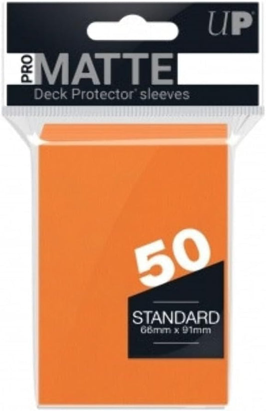UP - Standard Sleeves - Pro-Matte - Orange (50 Sleeves)