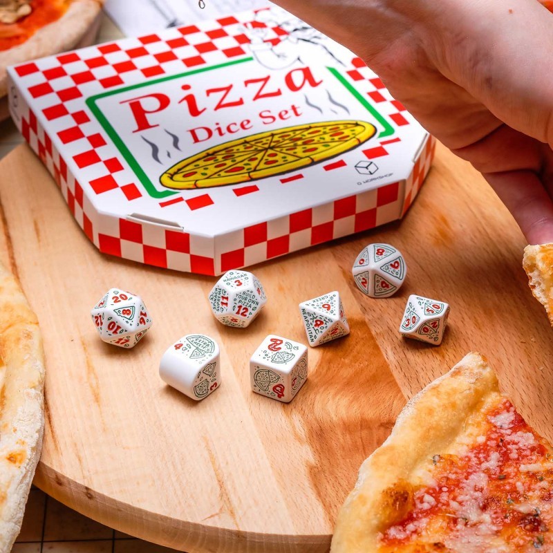 D&D - Pizza Dice Set: Pepperoni (7)
