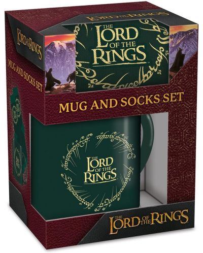 Lord Of The Rings (Logo) Mug & Sock Set