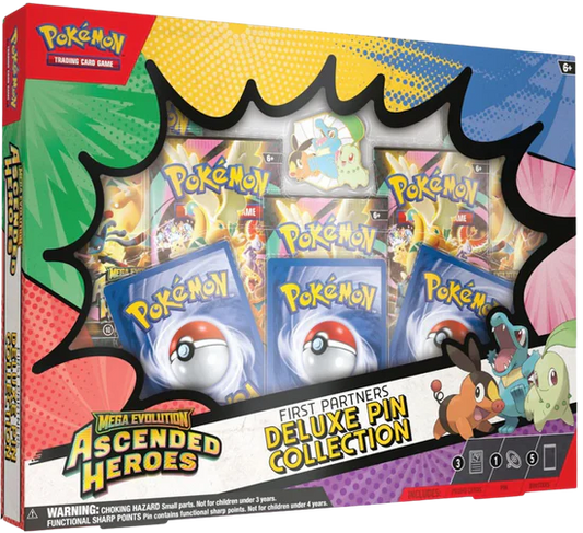 PKM - Ascended Heroes - First Partner Deluxe Pin Collection