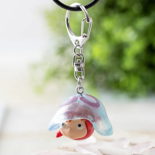 3D Keychains Ponyo and jellyfish - Ponyo by the cliff
