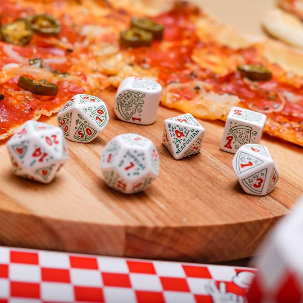 D&D - Pizza Dice Set: Pepperoni (7)