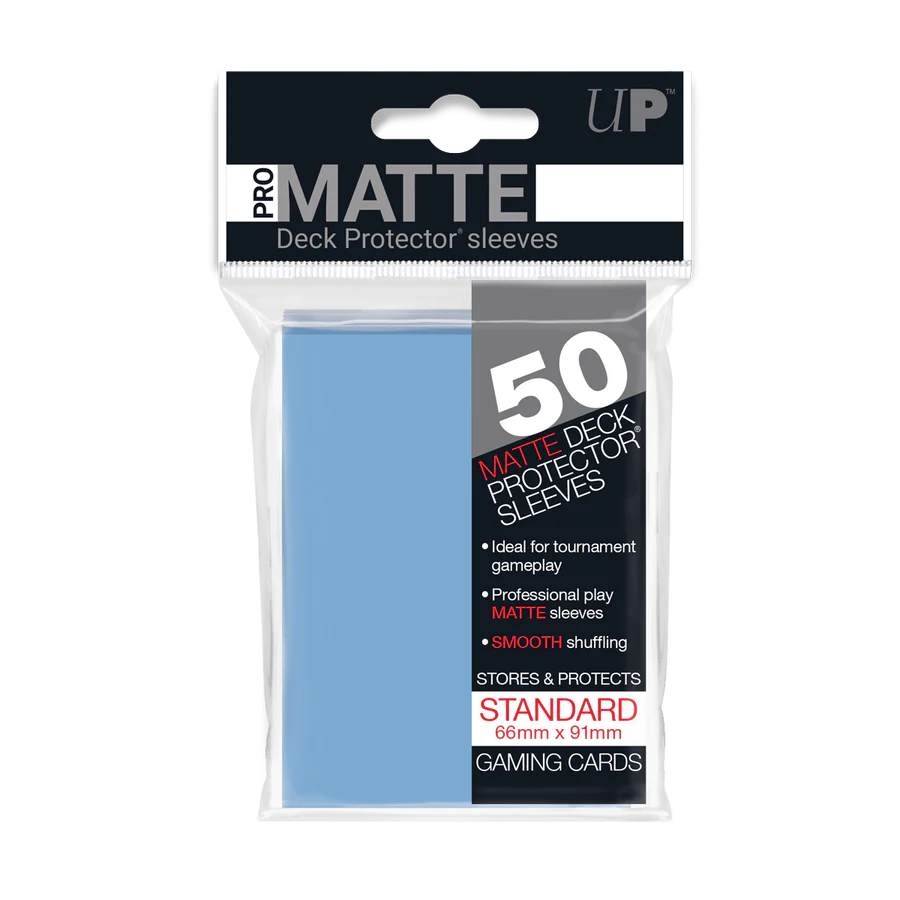 UP - Standard Sleeves - Pro-Matte - Light Blue (50 Sleeves)