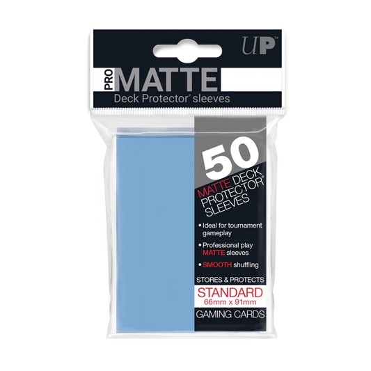 UP - Standard Sleeves - Pro-Matte - Light Blue (50 Sleeves)