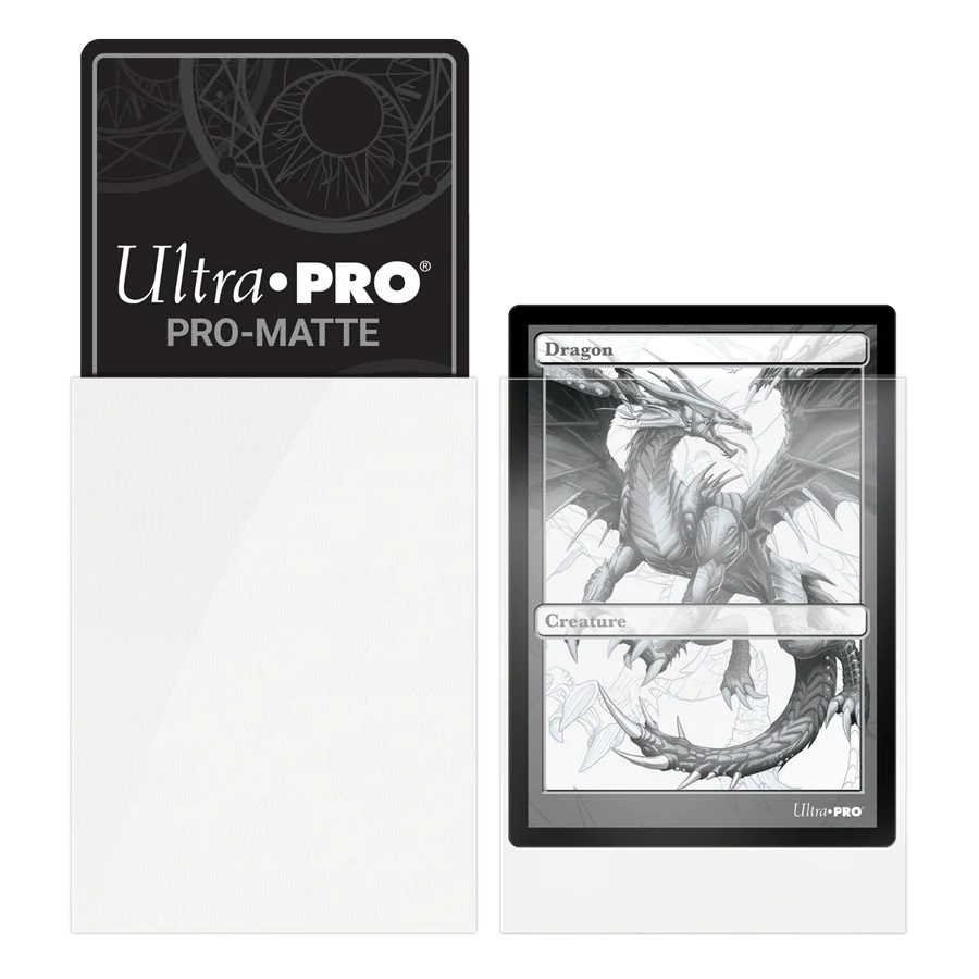 UP - Standard Sleeves - Pro-Matte - White (50 Sleeves)