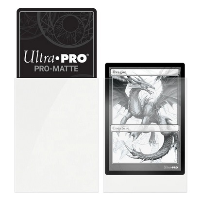 UP - Standard Sleeves - Pro-Matte - White (50 Sleeves)