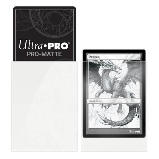 UP - Standard Sleeves - Pro-Matte - White (50 Sleeves)