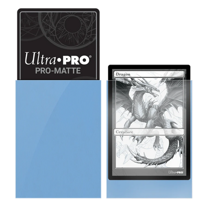 UP - Standard Sleeves - Pro-Matte - Light Blue (50 Sleeves)