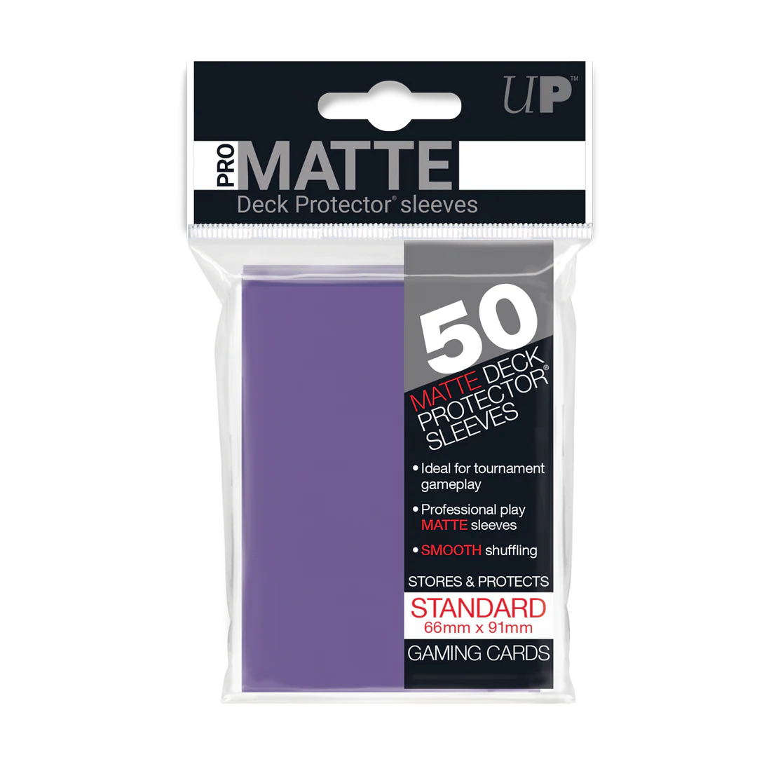 UP - Standard Sleeves - Pro-Matte - Purple (50 Sleeves)
