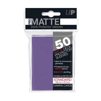 UP - Standard Sleeves - Pro-Matte - Purple (50 Sleeves)