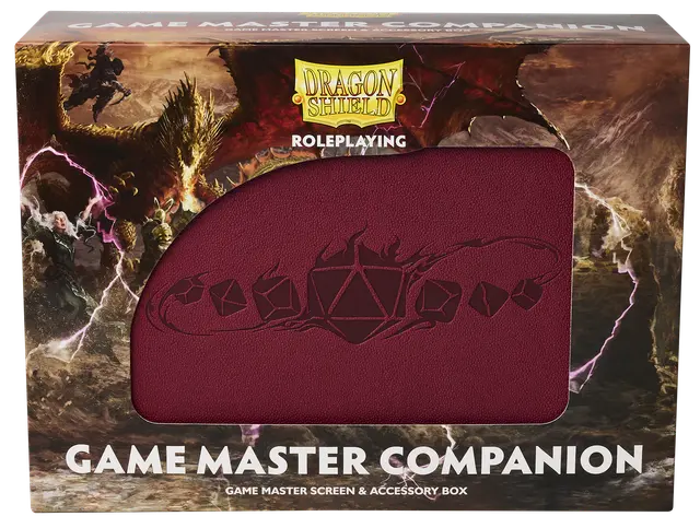 Dragon Shield - Game Master Companion - Blood Red