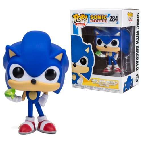 Funko POP! Sonic The Hedgehog Sonic with Emerald #284