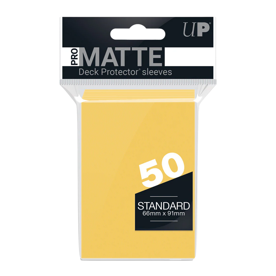 UP - Standard Sleeves - Pro-Matte - Yellow (50 Sleeves)