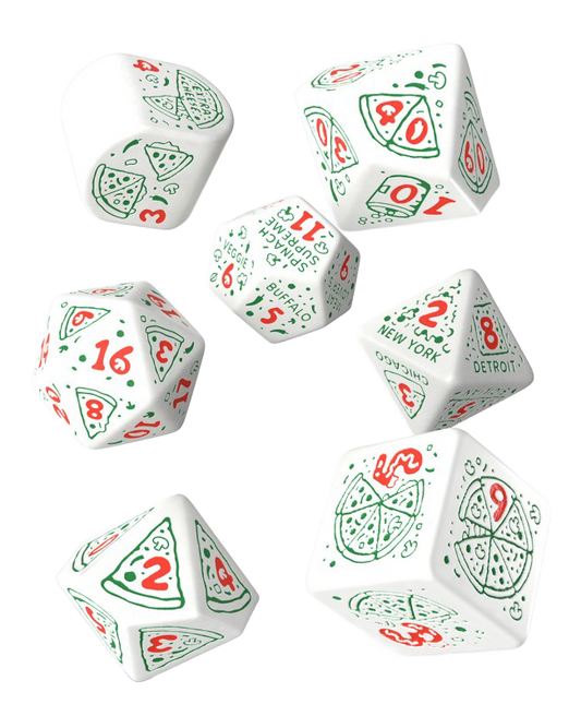 D&D - Pizza Dice Set: Pepperoni (7)